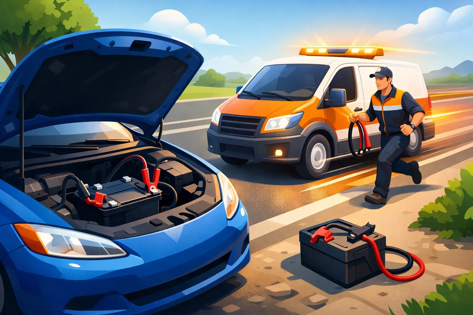 Dead Battery Roadside Support That Shows Up Fast