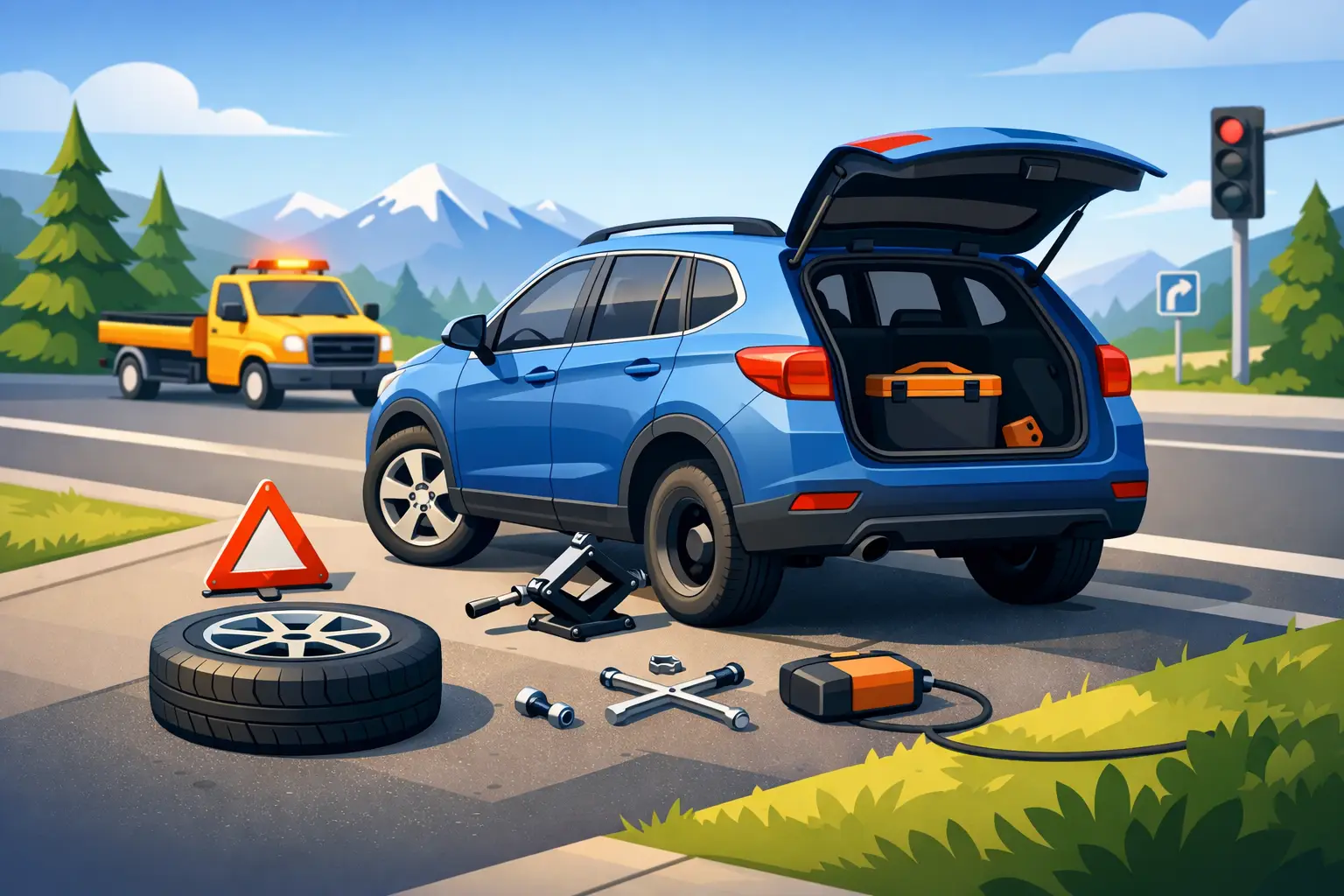 Flat Tire Change Marysville: What to Do Fast